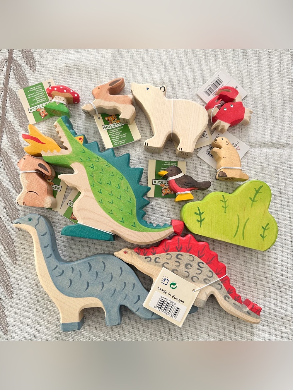 Holztiger assorted Wooden Animals & Landscape - Bundle of 11